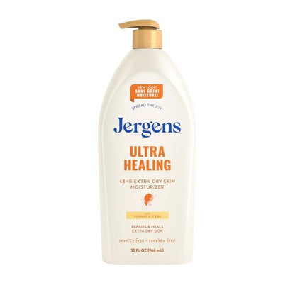 Jergens Ultra Healing Body Lotion, Moisturizer for Dry Skin, 32 fl oz