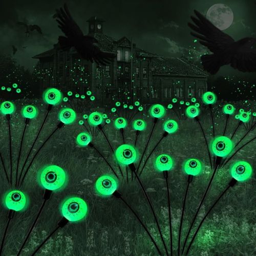 Halloween Decorations Outdoor Solar Scary Eyeball Lights