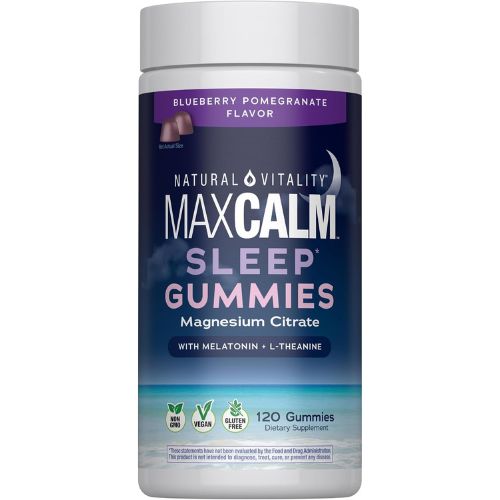 Natural Vitality Sleep Gummies | Magnesium, Melatonin & L-Theanine Formula