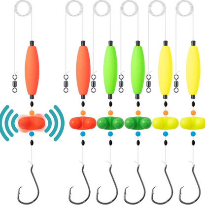Catfish Rigs – Santee Rig with 5/0 & 6/0 Circle Hooks for Peg Floats, Catfishing Tackle