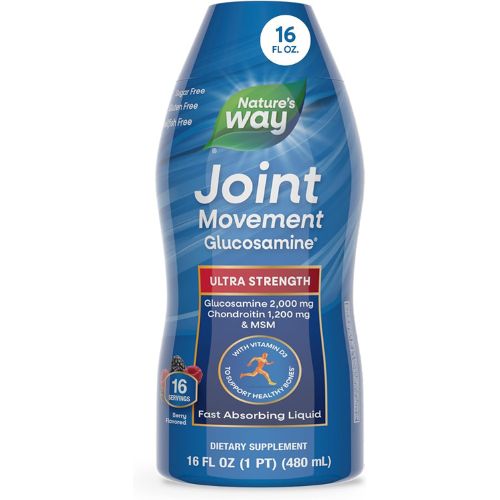 Nature's Way Joint Movement Glucosamine Liquid, Chondroitin, Berry, 16 oz