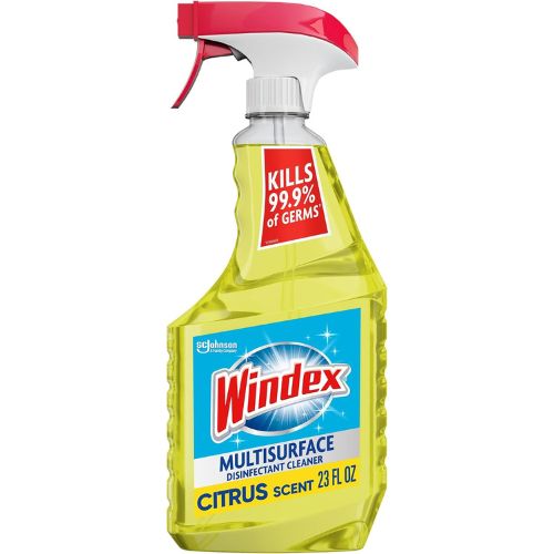 Windex Multipurpose Disinfectant Cleaner Spray Bottle, 23 oz