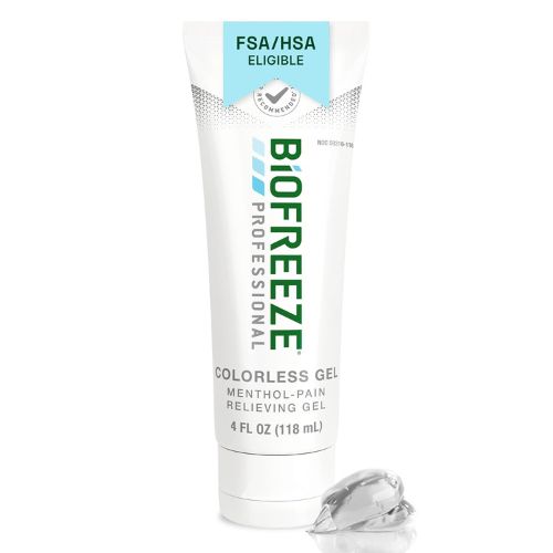 Biofreeze Professional Pain Relief Gel, Colorless Menthol Gel, 4 FL OZ