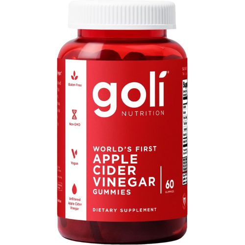 Goli Apple Cider Vinegar Gummies - Worlds First ACV Gummy 60 Gummies