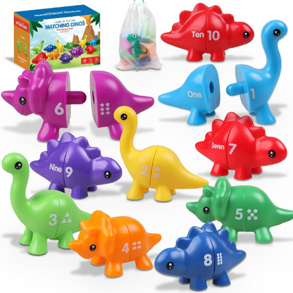 Toddler Dinosaur Montessori Toys , Birthday Gifts for 12-18 Months