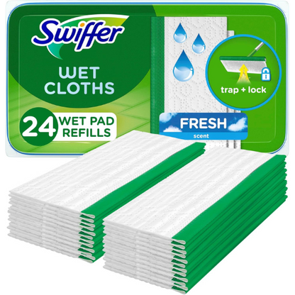 Swiffer Sweeper Wet Mopping Cloths , 24 Count