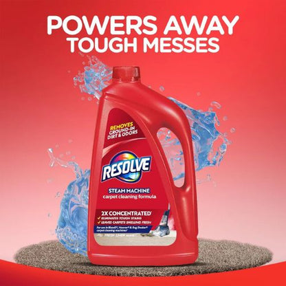 Resolve 2X Concentrated Carpet Cleaner.