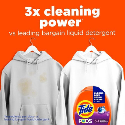 Tide PODS laundry detergent pacs, 3-in-1 Stain Remover
