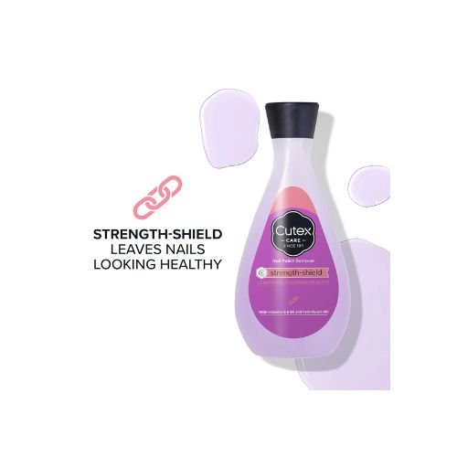 Cutex Nail Polish Remover, Strength Shield, Leaves Nails Looking Healthy