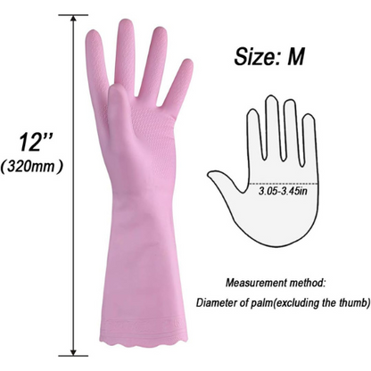 HSL Household Cleaning Gloves , 2 Pairs.