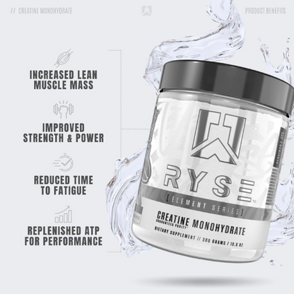 Ryse Element Series Creatine Monohydrate – Perform Better, 60 Servings