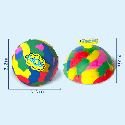 Jumping Bounce Popper Toy – 4 Pack Fidget Game for Kids & Adults,