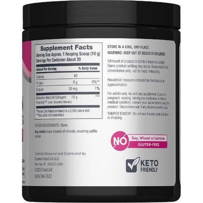 NeoCell Grassfed Collagen Peptides Powder | 7 oz | Unflavored