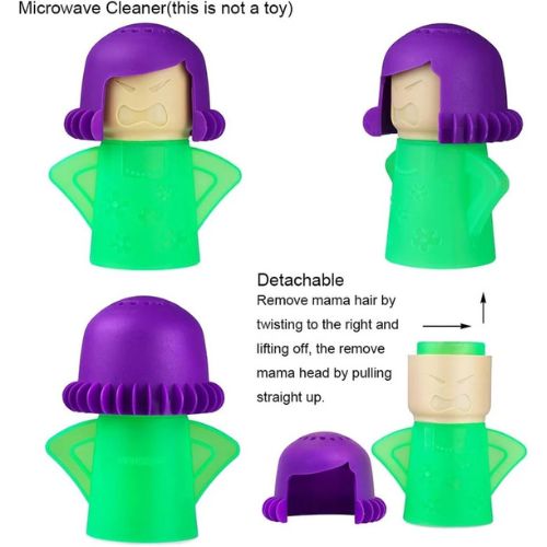 Angry Mama Microwave Cleaner , Steam Away Microwave Messes!