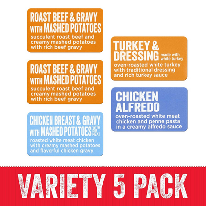 HORMEL COMPLEATS Protein Variety Pack Microwave Trays (Pack of 5)