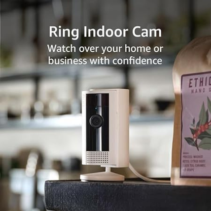 Ring Indoor Cam – 1080p HD Security Camera (White)