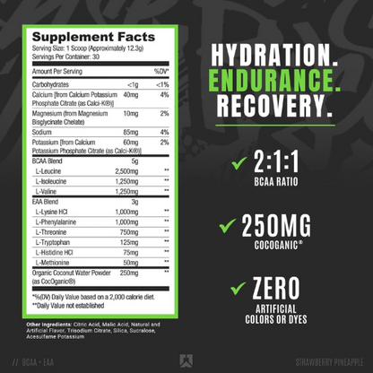 Ryse Core Series BCAA+EAA – 30 Servings (Strawberry Pineapple)