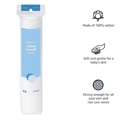 Cotton Rounds – 100 Count  Makeup Removal & Skincare