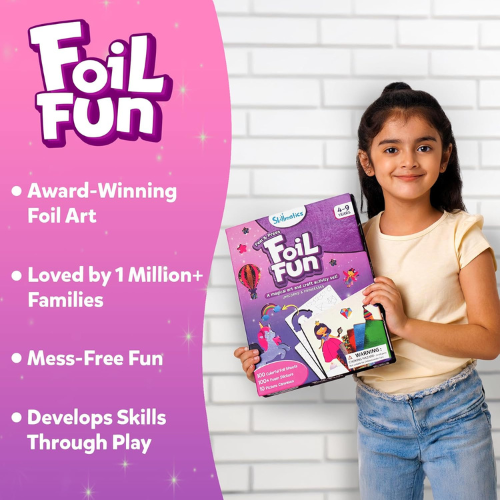 Skillmatics Foil Fun Unicorn & Princess Craft Kit No Mess DIY Art Activity