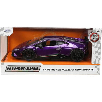 HyperSpec 1:24 Lamborghini Huracan Performante Candy Purple Die-Cast Car – Collectible Toy for Kids & Adults