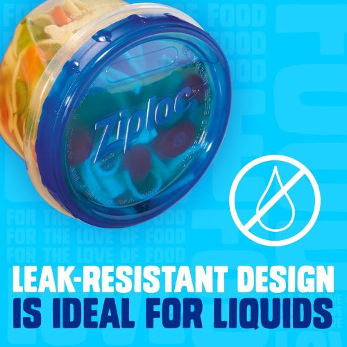 Ziploc Twist n Loc Food Storage Containers, Leak Resistant Design