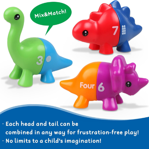 Toddler Dinosaur Montessori Toys , Birthday Gifts for 12-18 Months