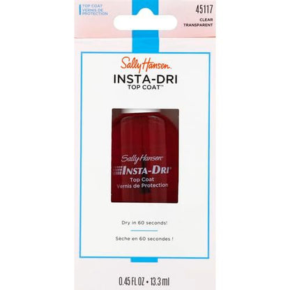 Sally Hansen Insta-Dri®, Clear Top Coat, Quick Dry, Long Lasting, Streak
