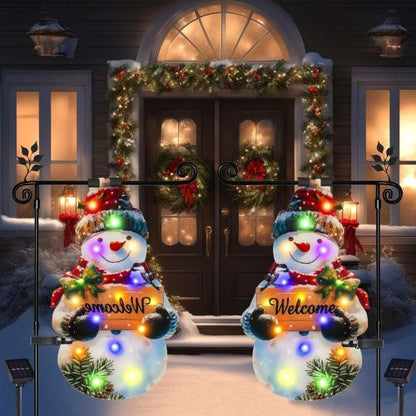 12x18 Lighted Christmas Snowman