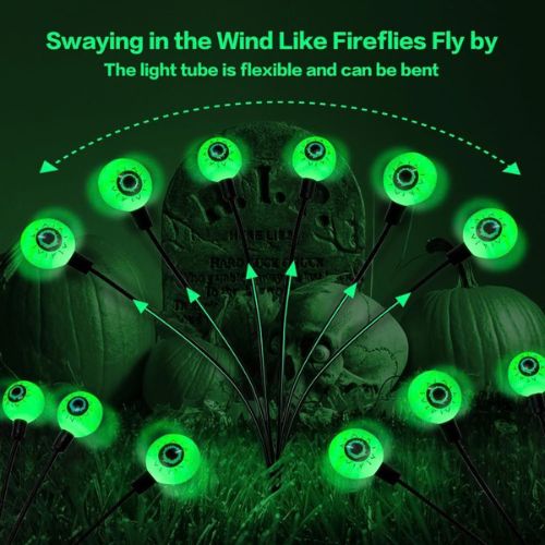 Halloween Decorations Outdoor Solar Scary Eyeball Lights