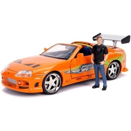 Jada 1:24 Diecast 1995 Toyota Supra with Brian O'Conner Figure – Collectible for Fast & Furious Fans