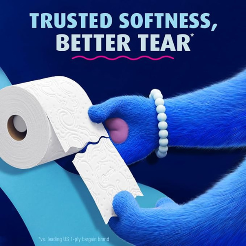Charmin Ultra Soft Toilet Paper – 6 Mega Rolls (Equals 24 Regular Rolls)