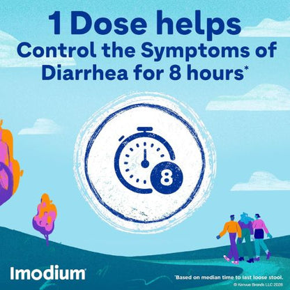 Imodium A-D Diarrhea Relief Softgels, 2mg Loperamide Hydrochloride, 24 Ct