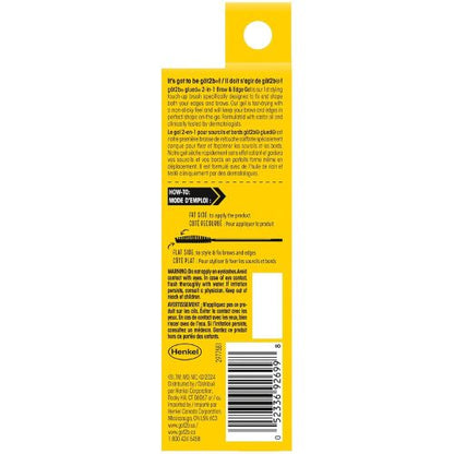 got2b Glued Brow Gel & Edge Control, Strong Hold, Clear, 0.54 Fl Oz
