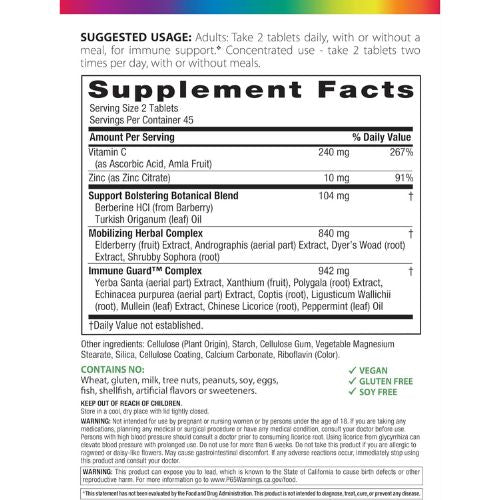 Rainbow Light Counter Attack Immune Defense Support Supplement for Adults