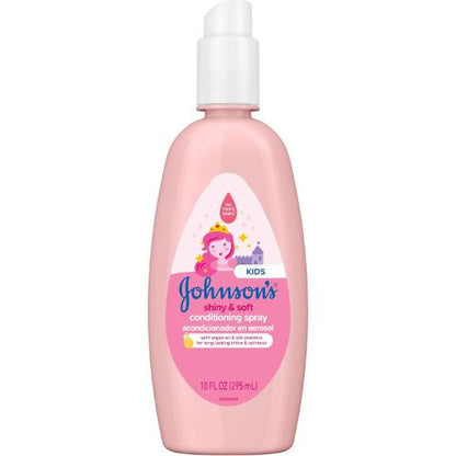 Johnson's Kids Shiny & Soft Hair Conditioning Spray, 10 fl oz