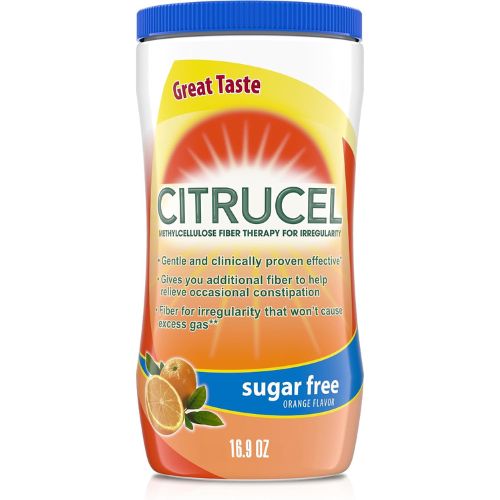 Citrucel Powder Fiber Therapy for Occasional Constipation Relief, 16.9 oz