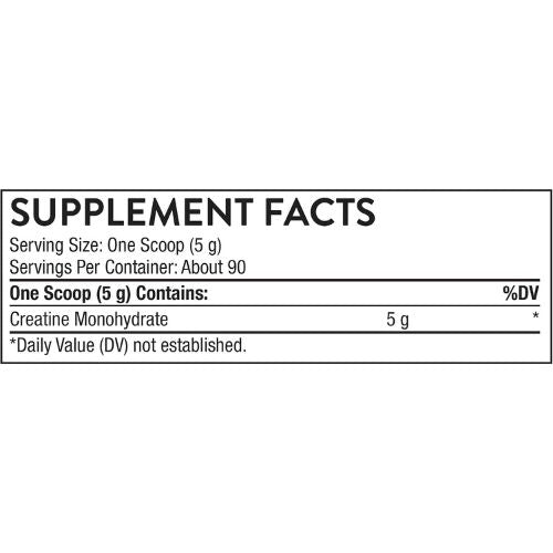 THORNE Creatine, Micronized Creatine Monohydrate Powder, 90 Servings
