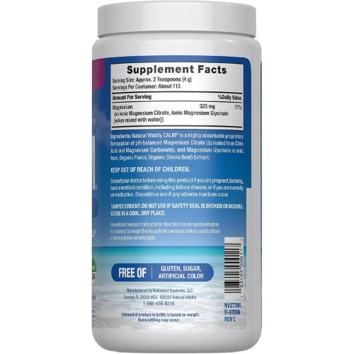 Natural Vitality Calm Magnesium Powder