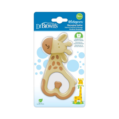 Dr. Brown's Ridgees Giraffe Baby Teether Dentist Designed for 3m+