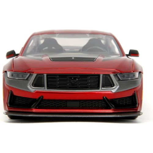 Big Time Muscle 1:24 2024 Ford Mustang GT Dark Horse Die-Cast Car – Candy Red