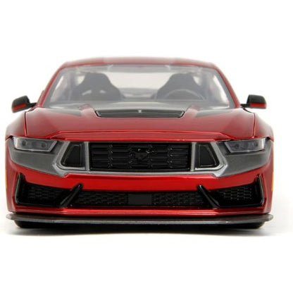 Big Time Muscle 1:24 2024 Ford Mustang GT Dark Horse Die-Cast Car – Candy Red