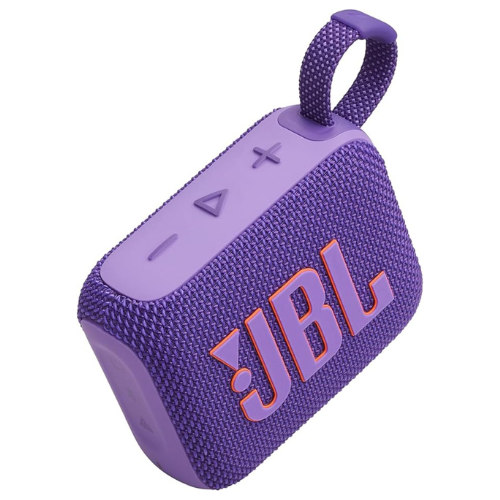 JBL Go 4 Bluetooth Speaker – Ultra-Portable, Waterproof (Purple)