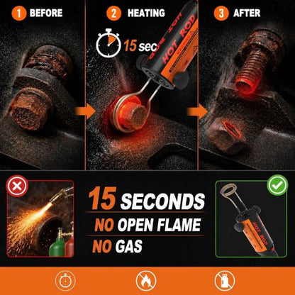 Solary Magnetic Induction Heater Bolt Removal, 1200W 110V