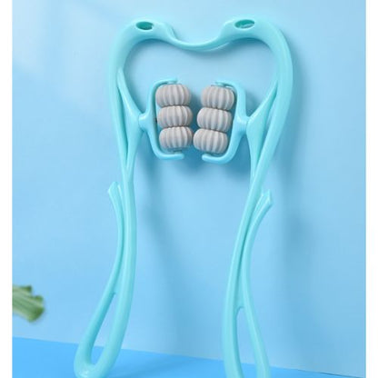 Multifunctional Manual Six-wheel Neck Massager