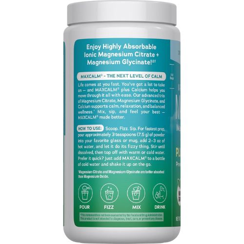 Natural Vitality Calm Magnesium & Calcium Powder