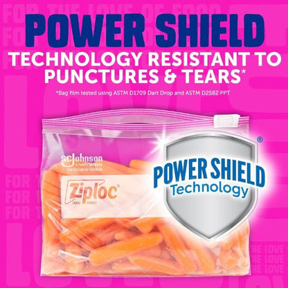 Ziploc Gallon Food Storage Slider Bags, 68 Count