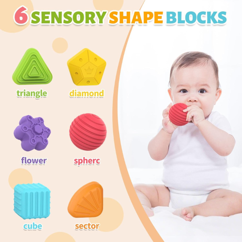 MINGKIDS Montessori Toys for 1 Year Old , 6 Piece