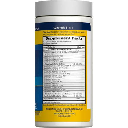 RenewLife Extra Care Ultimate FLORA Probiotic, 60 capsules