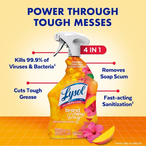 Lysol All Purpose Cleaner Spray, Disinfectant, Mango, 32oz
