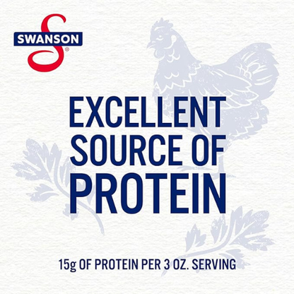 Swanson Chunk Chicken Breast in Water – 2-Pack (12.5 oz Each)